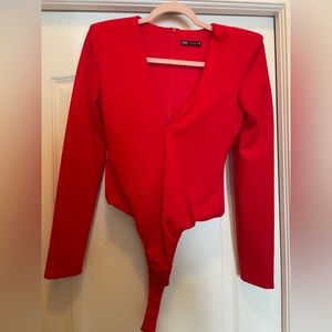Zara Red Onesie